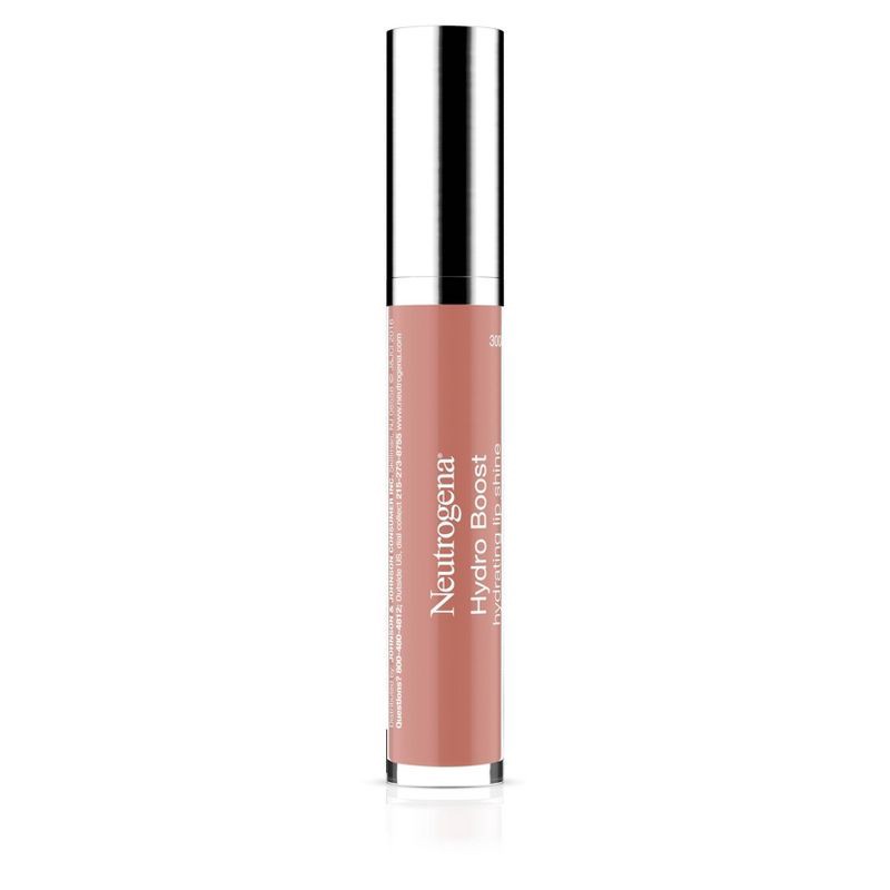 slide 2 of 6, Neutrogena Hydro Boost Moisturizing Lip Gloss, Hydrating Non-Stick Luminous Tinted Lip Shine with Hyaluronic Acid - Berry Brown - 0.10oz, 0.1 oz