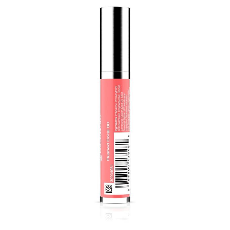 slide 6 of 6, Neutrogena Hydro Boost Hydrating Lip Shine - Flushed Coral - 0.1oz, 0.12 fl oz