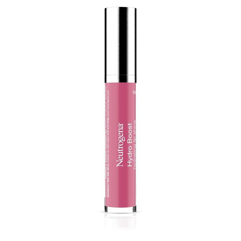 slide 6 of 6, Neutrogena Hydro Boost Moisturizing Lip Gloss, Hydrating Non-Stick Luminous Tinted Lip Shine with Hyaluronic Acid - Radiant Rose - 0.10oz, 0.1 oz