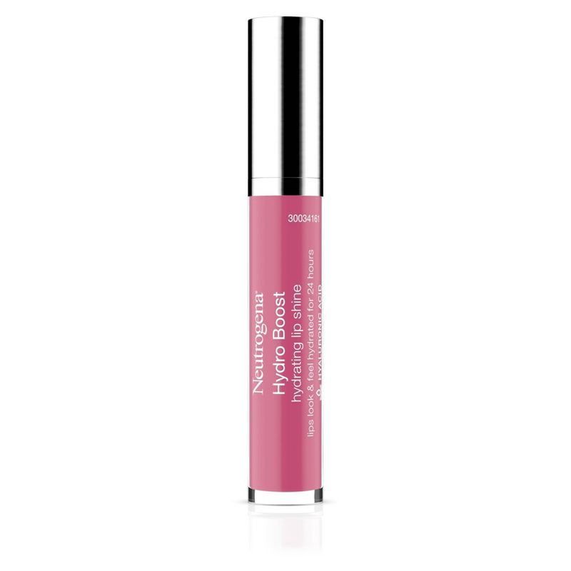 slide 1 of 6, Neutrogena Hydro Boost Moisturizing Lip Gloss, Hydrating Non-Stick Luminous Tinted Lip Shine with Hyaluronic Acid - Radiant Rose - 0.10oz, 0.1 oz