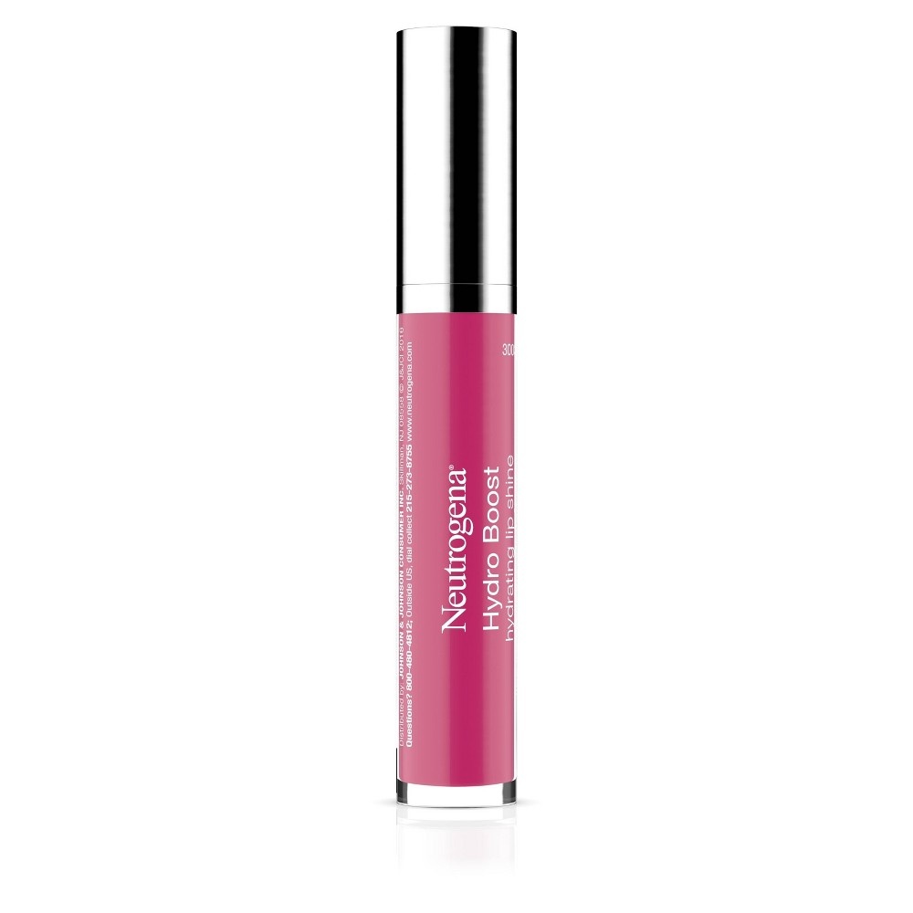 slide 3 of 6, Neutrogena Hydro Boost Hydrating Lip Shine - Vibrant Raspberry - 0.12oz, 0.12 fl oz