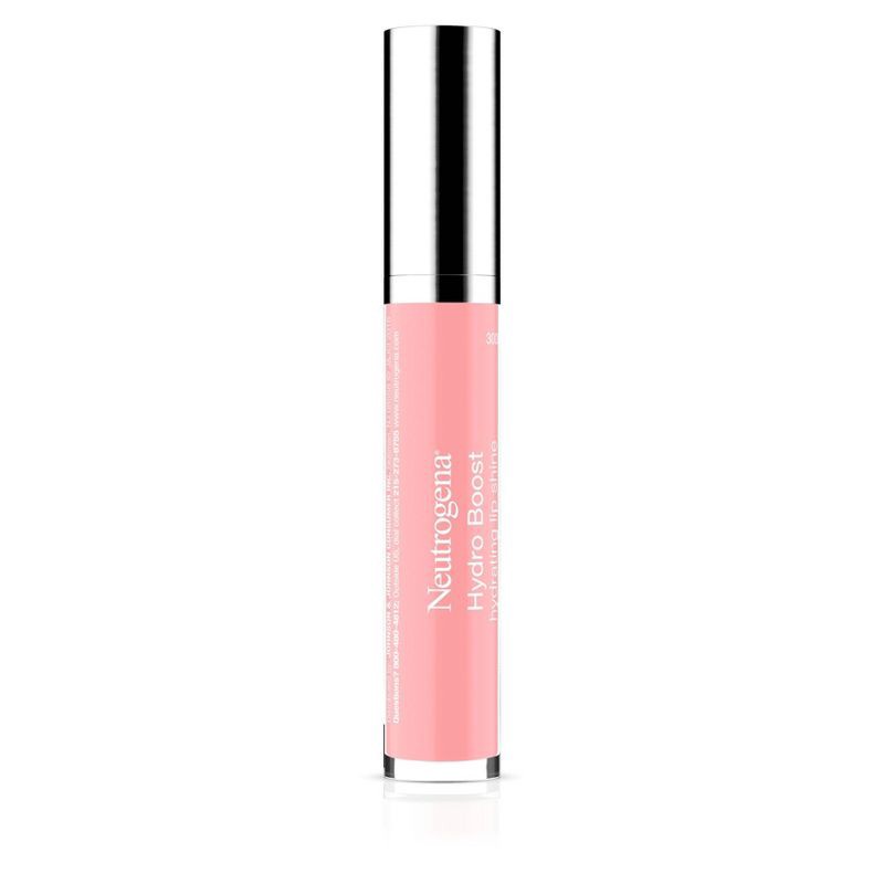 slide 4 of 6, Neutrogena Hydro Boost Moisturizing Lip Gloss, Hydrating Non-Stick Luminous Tinted Lip Shine with Hyaluronic Acid - Soft Blush - 0.1oz, 0.1 oz