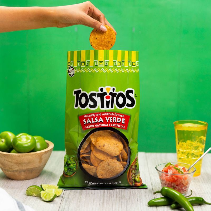 slide 3 of 5, Tostitos Salsa Verde Tortilla Chips - 11oz, 11 oz