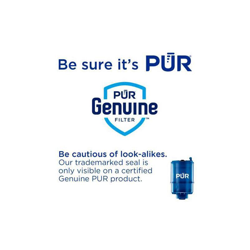 slide 8 of 14, PUR Filtration PLUS Faucet Horizontal Mount Water Filtration System Chrome PFM400H: Best Sink Filter, Lead & Mercury Removal, Easy Install, 1 ct