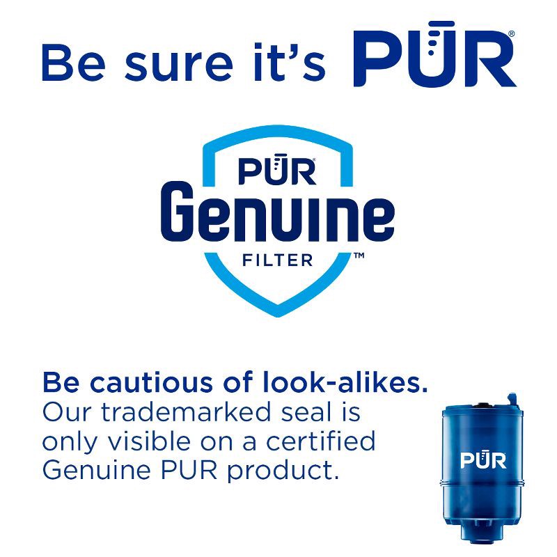 slide 8 of 14, PUR Filtration PLUS Faucet Horizontal Mount Water Filtration System Chrome PFM400H: Best Sink Filter, Lead & Mercury Removal, Easy Install, 1 ct