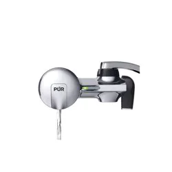 PUR Filtration PLUS Faucet Horizontal Mount Water Filtration System Chrome PFM400H: Best Sink Filter, Lead & Mercury Removal, Easy Install