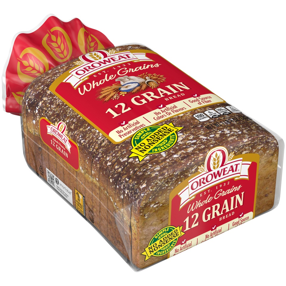 Oroweat Whole Grains 12 Grain Bread 24 Oz 24 Oz Shipt