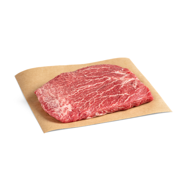 slide 1 of 1, Hy-Vee Choice Reserve Beef Flat Iron Steak, per lb