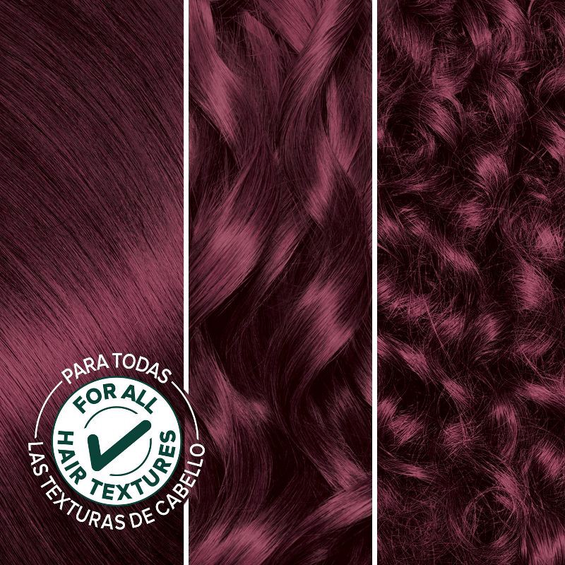 slide 6 of 9, Garnier Nutrisse Nourishing Permanent Hair Color Creme - 362 Darkest Berry Burgundy, 1 ct