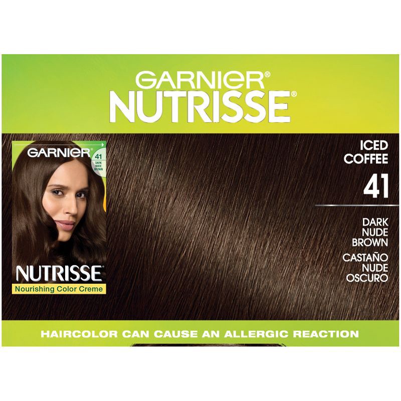 slide 7 of 7, Garnier Nutrisse Nourishing Color Creme 41 Dark Nude Brown, 1 ct