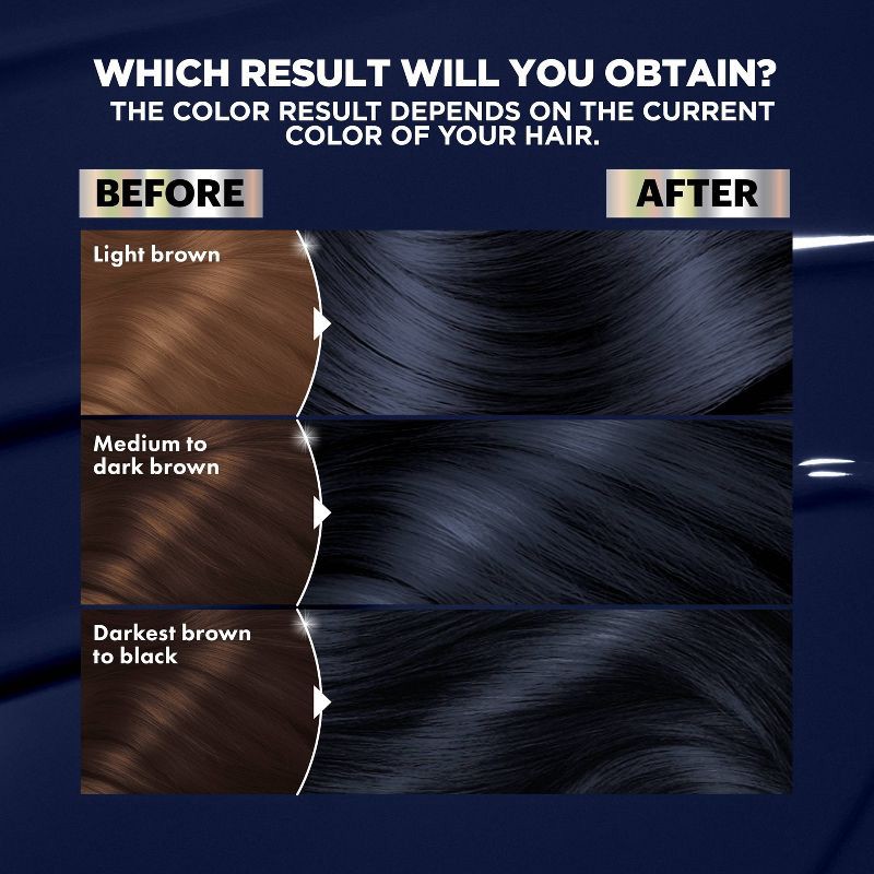 slide 3 of 13, Garnier Nutrisse Ultra Nourishing Color Creme - IN1 Dark Intense Indigo, 1 ct