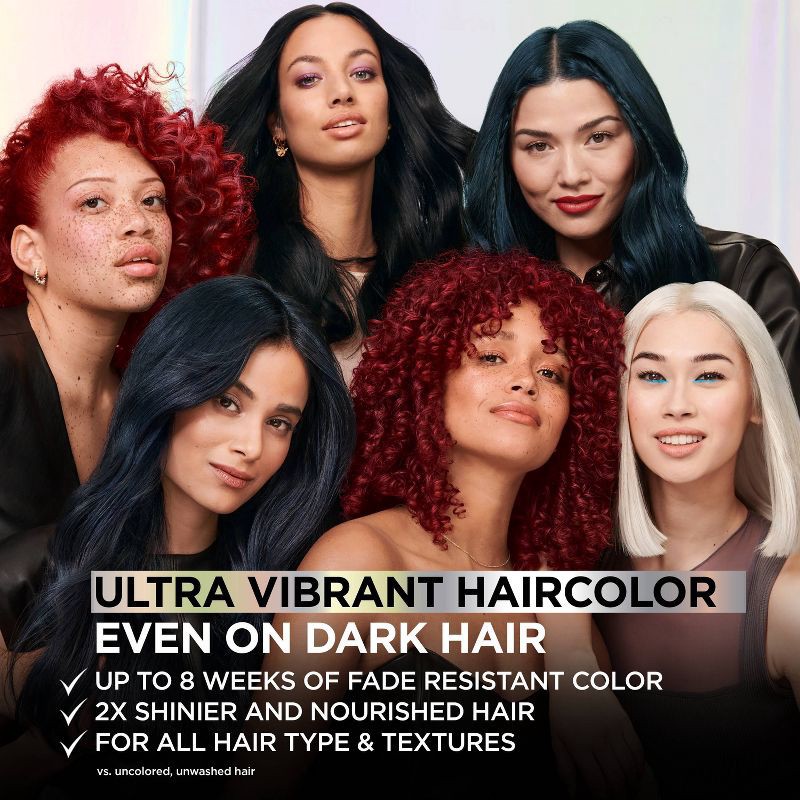 slide 6 of 13, Garnier Nutrisse Ultra Nourishing Color Creme - IN1 Dark Intense Indigo, 1 ct