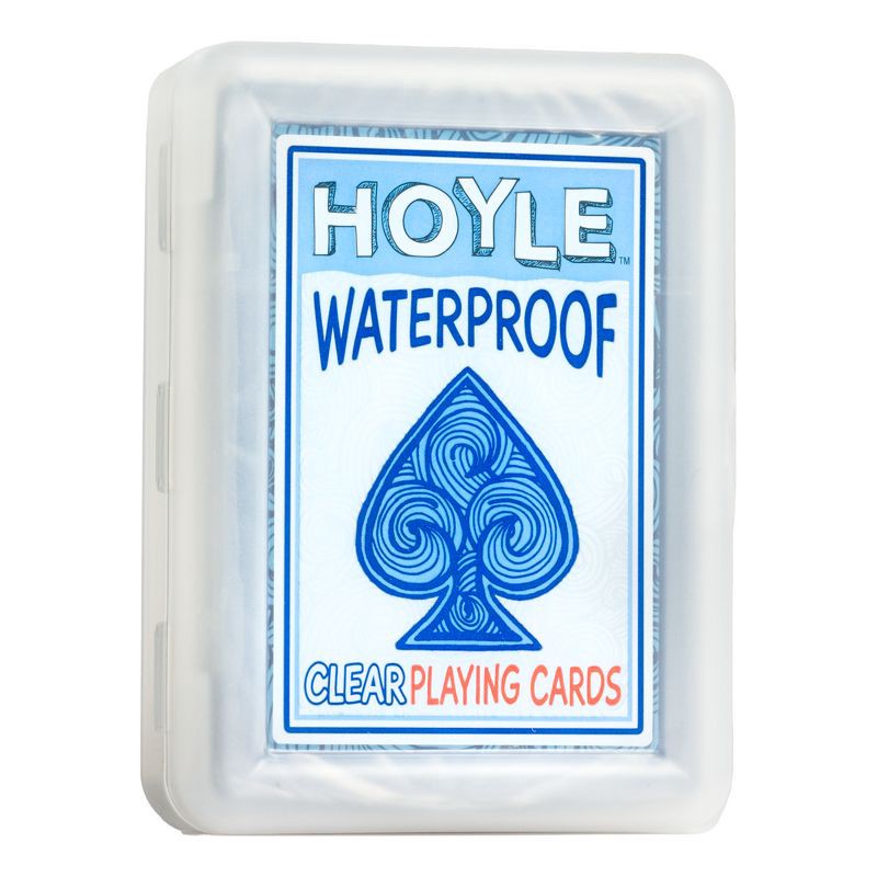 slide 1 of 6, Hoyle Waterproof Clear Playing Card Game: Patterns, 1-6 Players, Party Card Games by Bicycle, 1 ct