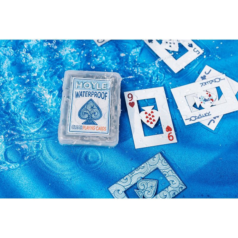 slide 5 of 6, Hoyle Waterproof Clear Playing Card Game: Patterns, 1-6 Players, Party Card Games by Bicycle, 1 ct