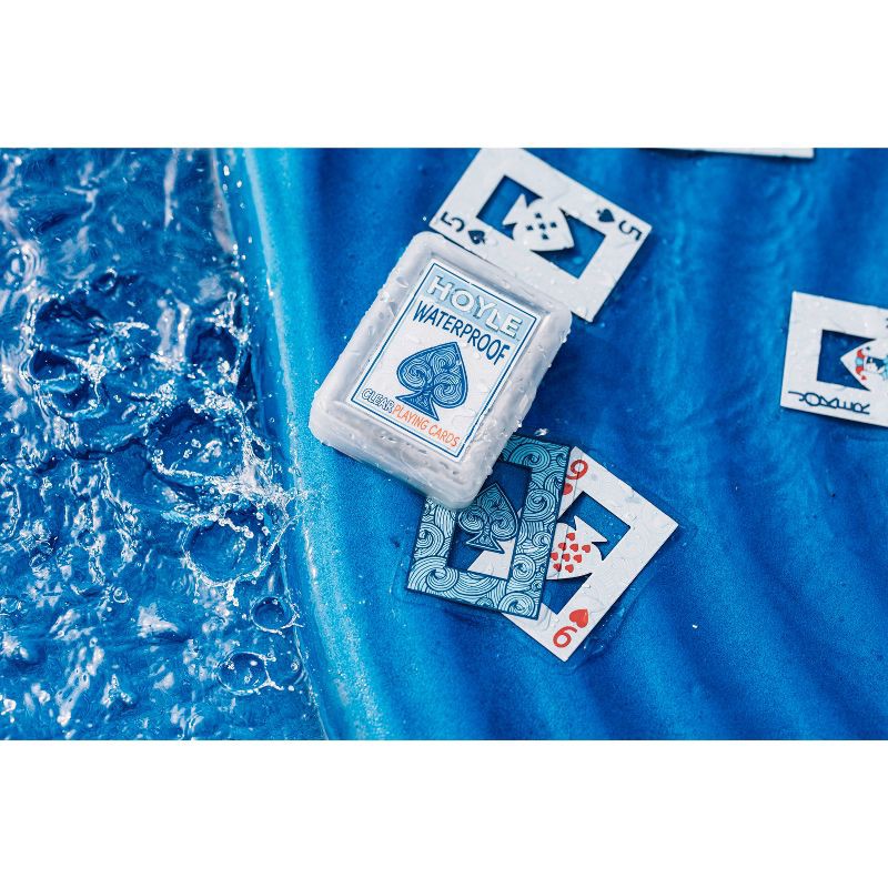 slide 6 of 6, Hoyle Waterproof Clear Playing Card Game: Patterns, 1-6 Players, Party Card Games by Bicycle, 1 ct
