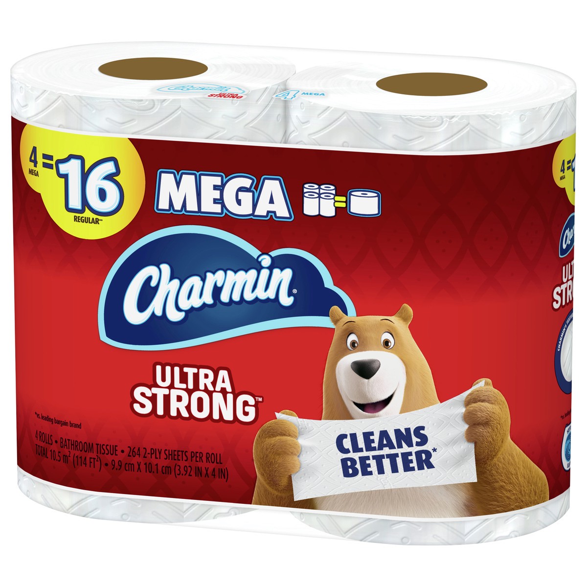 slide 2 of 5, CHARMIN Ultra Strong Toilet Paper, 4 ct