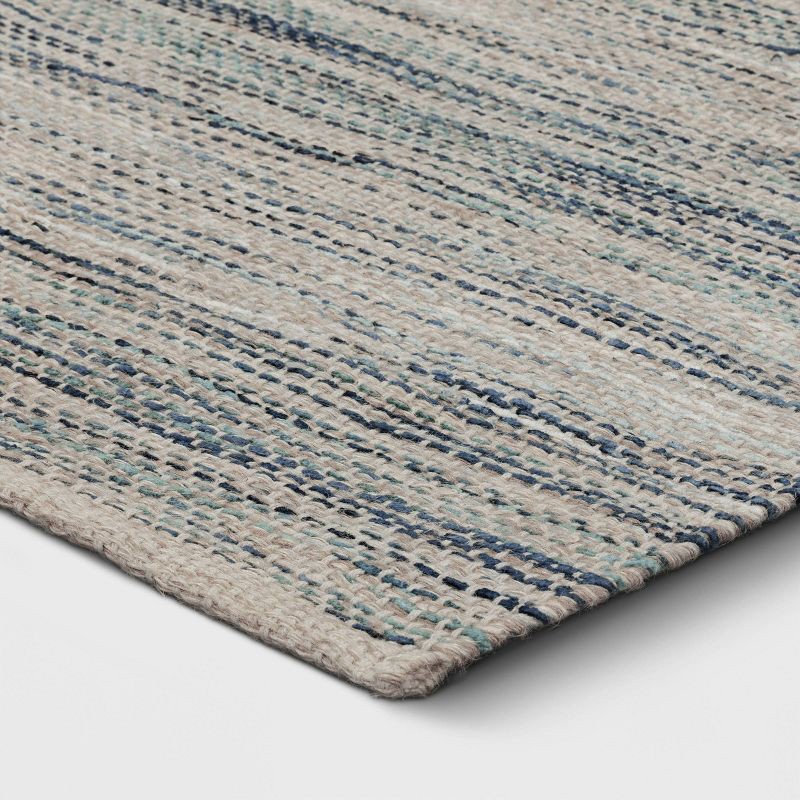 slide 3 of 4, 2'x3' Woven Accent Rug Indigo - Threshold™, 1 ct