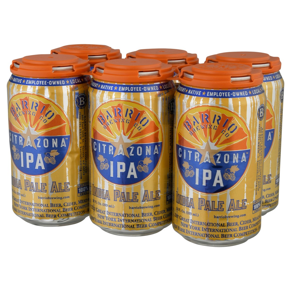 slide 3 of 9, Barrio Brewing Citra Zona IPA Beer 6 ea, 6 ct; 12 oz