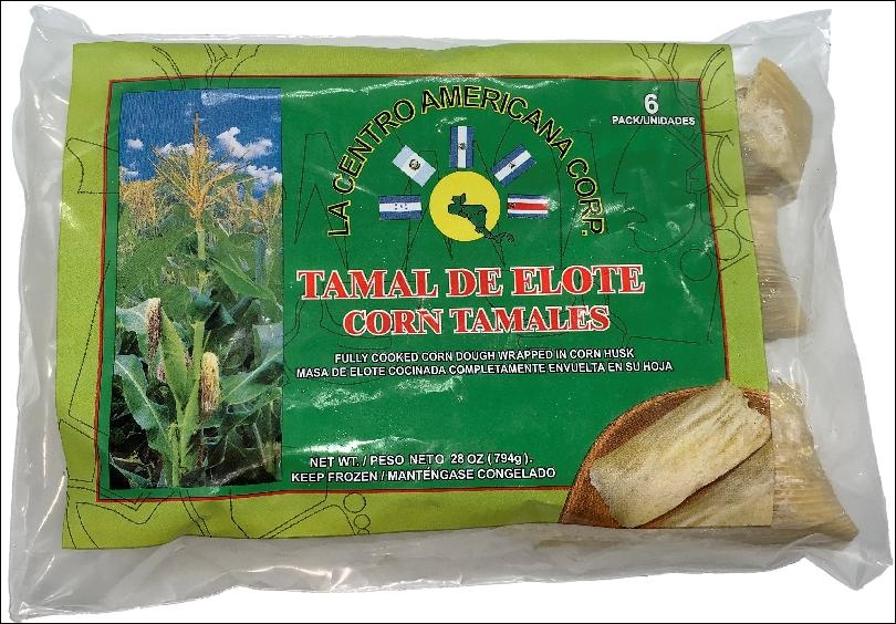 slide 1 of 1, La Centro Americana Lca Tamal De Elote, 6 ct