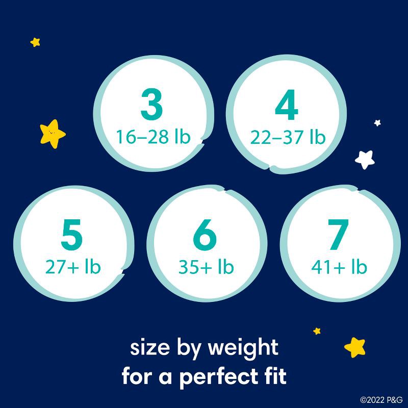 slide 8 of 11, Pampers Swaddlers overnights Diapers Super Pack - Size 3 - 66ct, 66 ct