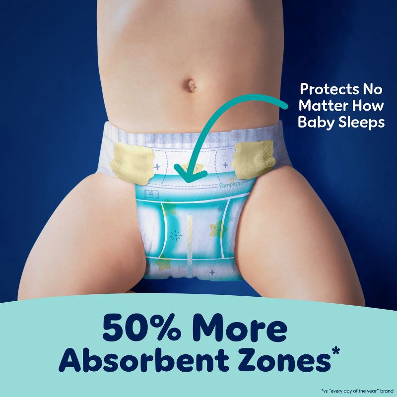 slide 4 of 16, Pampers Swaddlers Overnight Diapers - Size 6 - 42ct, 6 x 42 ct