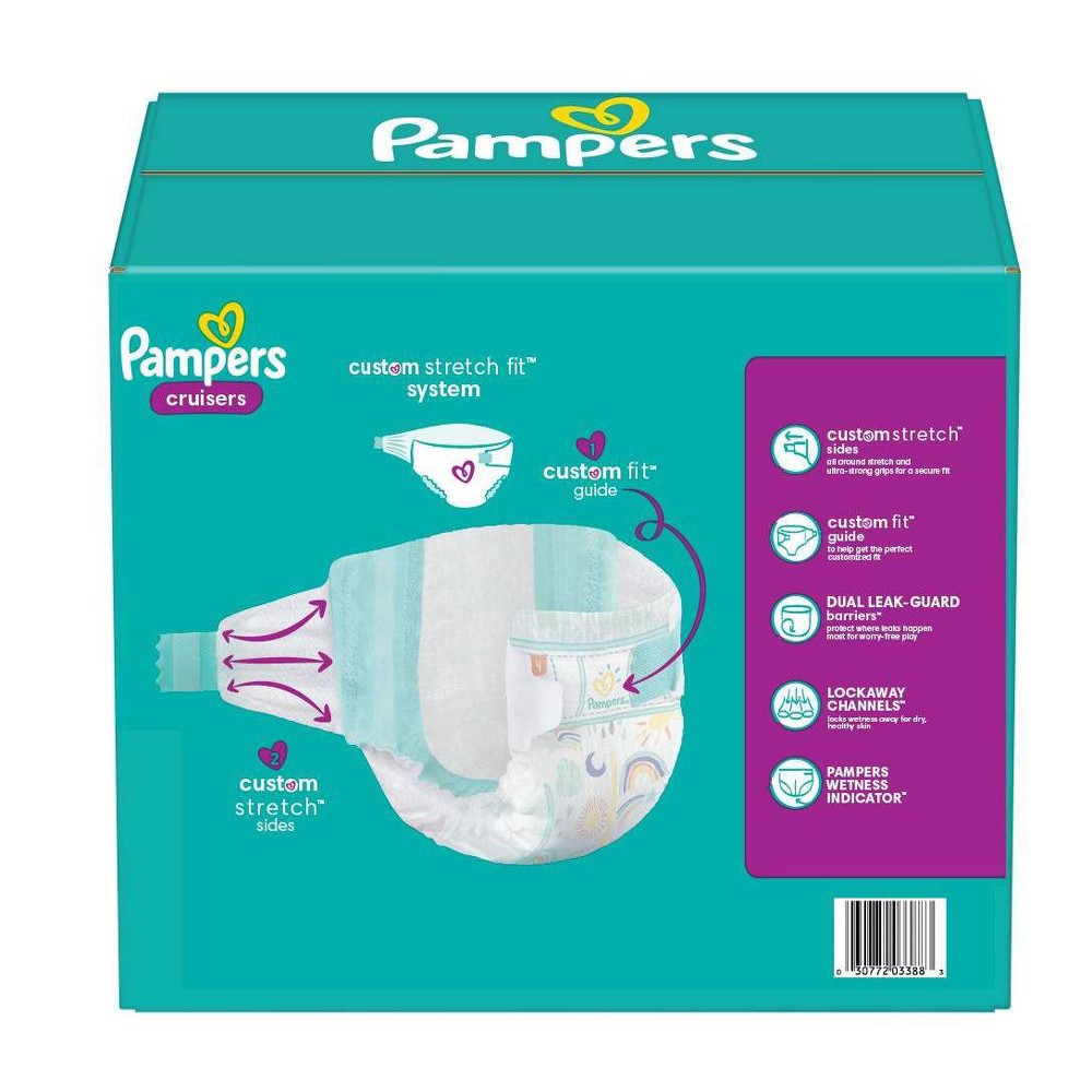 slide 3 of 19, Pampers Cruisers Diapers - Size 7 - 44ct, 44 ct