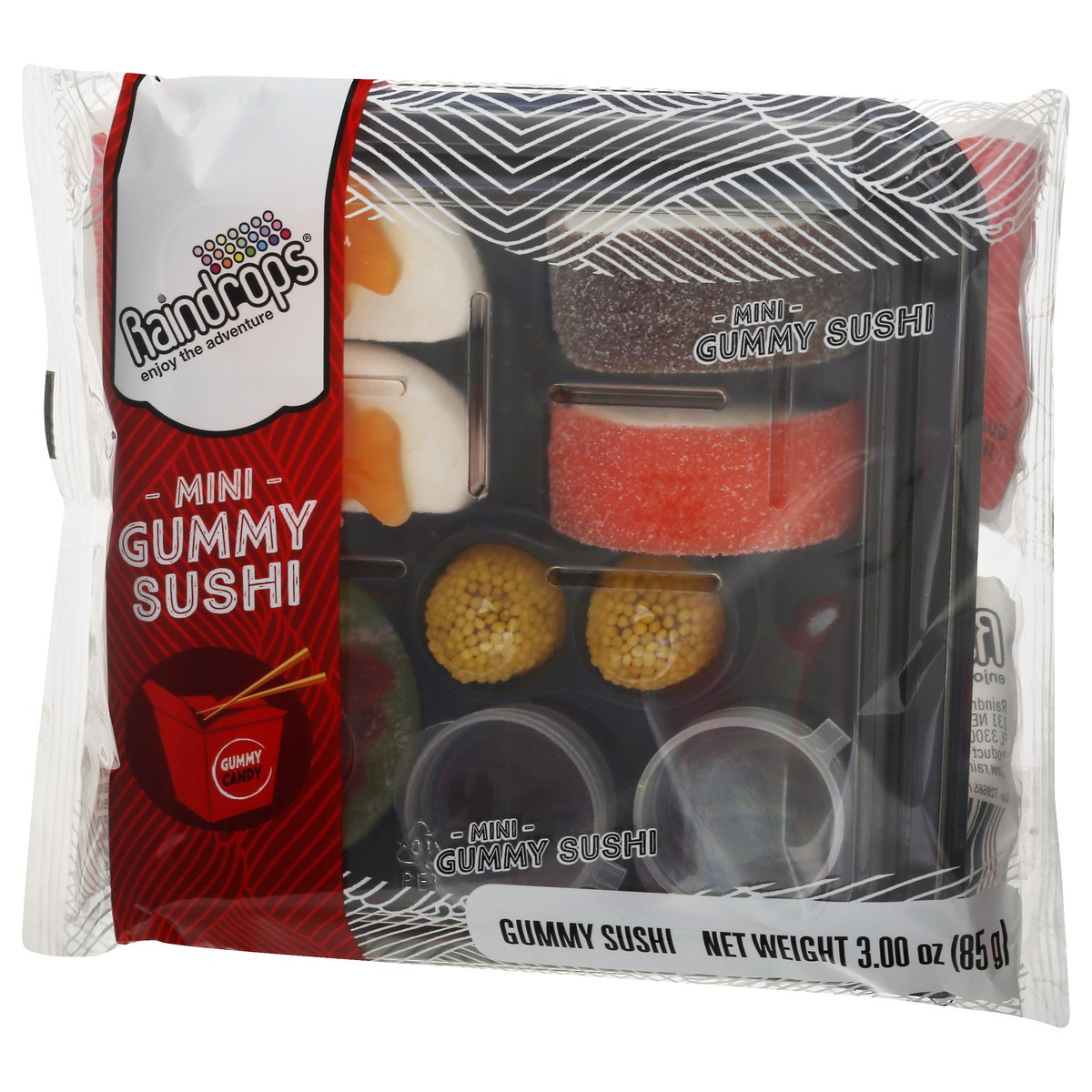 slide 2 of 13, Raindrops Gummi Sushi Tray 3 Oz, 3 oz