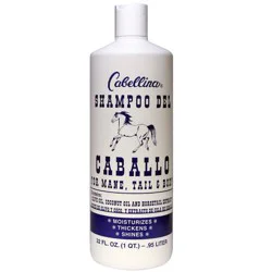 Cabellina Del Caballo Shampoo - 32 fl oz: For Dry Hair, Contains Coconut Oil, Liquid Form, Daily Use