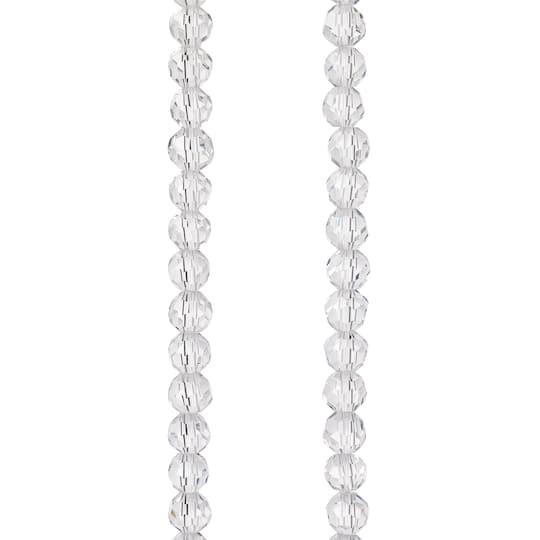 slide 1 of 3, Crystal Glass Faceted Round Beads, 6mm By Bead Landing, 6 mm