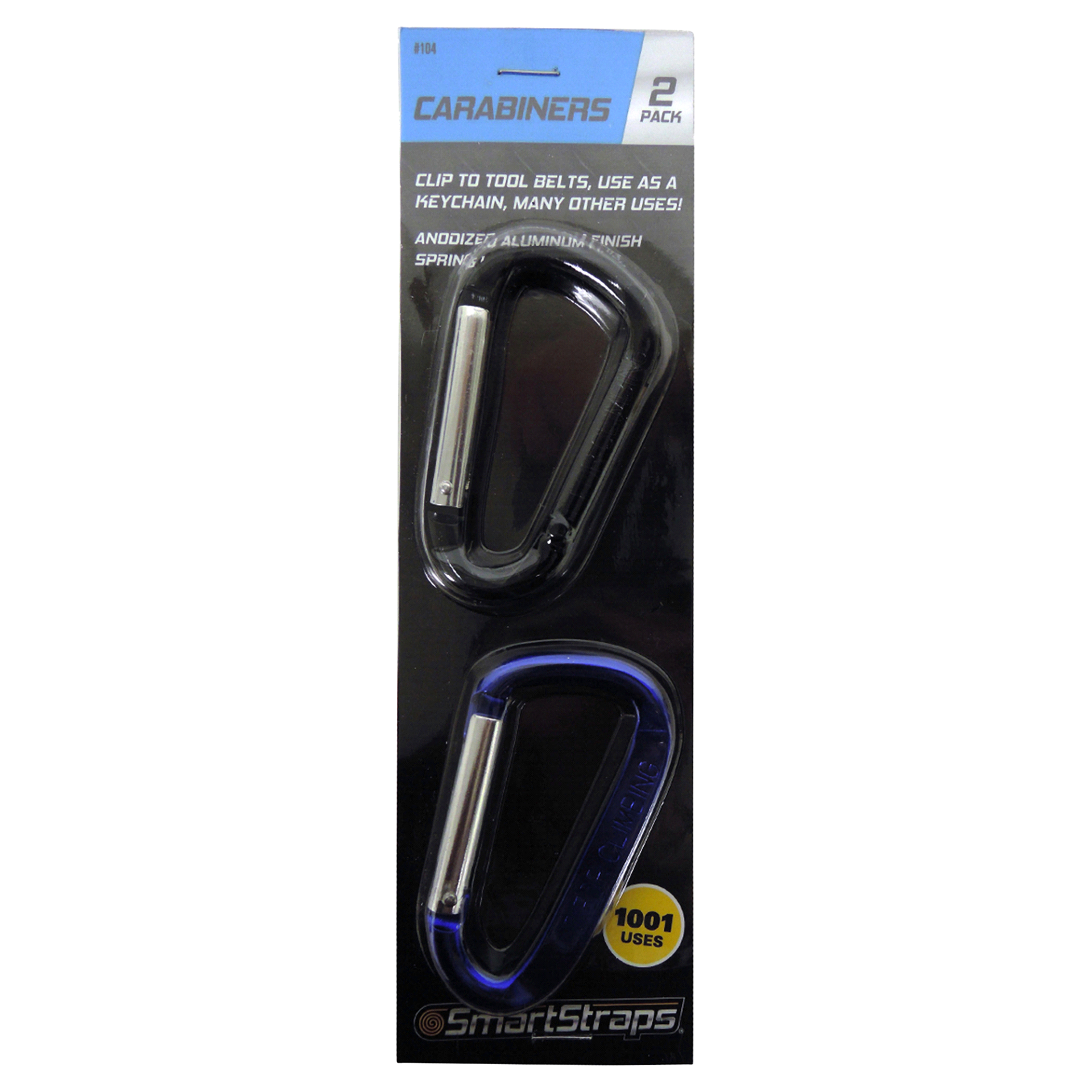 slide 1 of 1, SmartStraps Carabiner, 2 ct