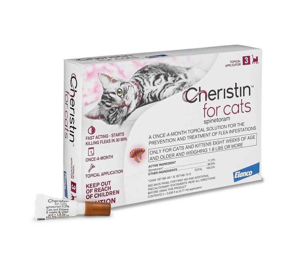 slide 4 of 4, Cheristin Insect Prevention Supplement for Cats, 3 ct