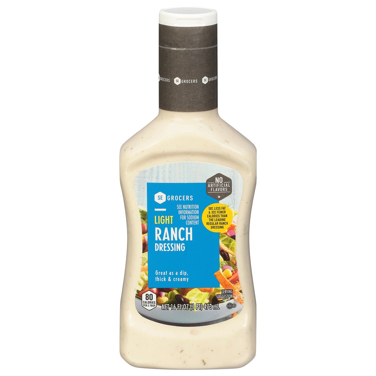 slide 1 of 13, SE Grocers Light Ranch, 16 oz