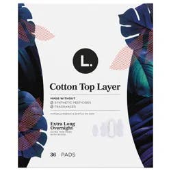 L. Ultra Thin Overnight Wing Pads - 36 ct