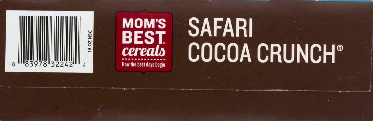 slide 11 of 13, Mom's Best Family Size Gluten Free Sweetened Corn Puff Safari Cocoa Crunch Cereal 16 oz, 16 oz