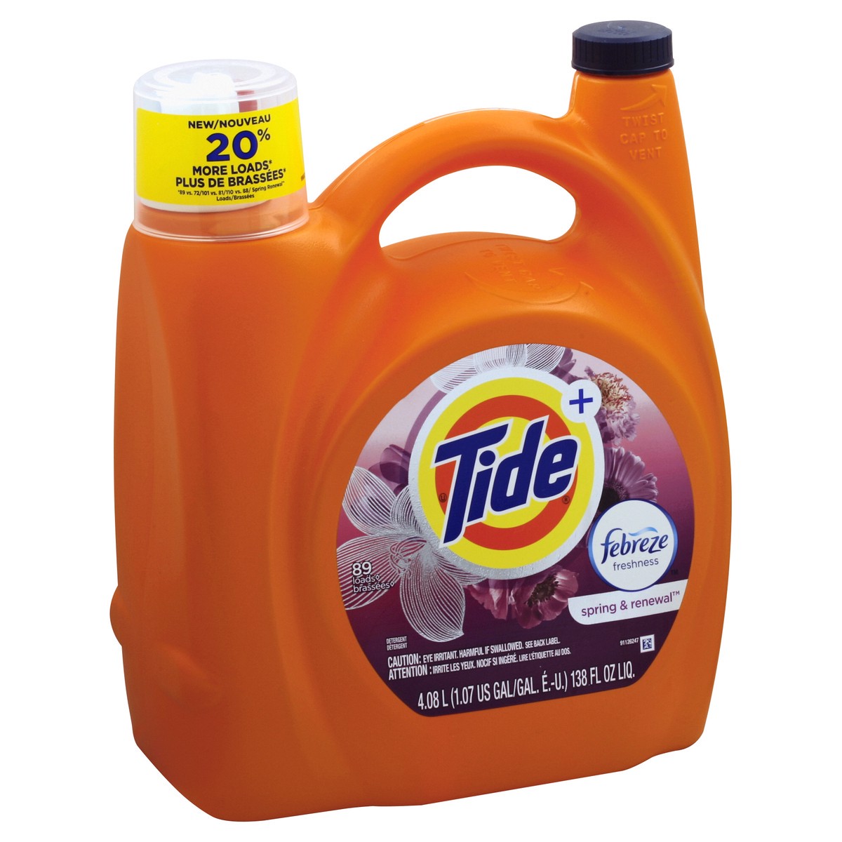 slide 2 of 3, Tide Detergent 138 oz, 138 oz