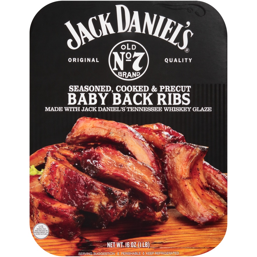 slide 1 of 1, Jack Daniel's Baby Back Ribs, 16 oz