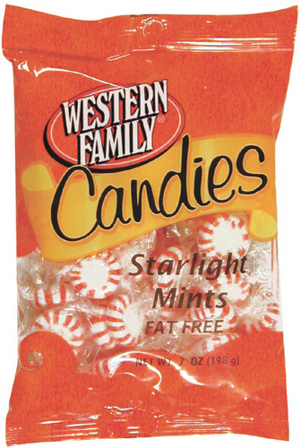 slide 1 of 1, Western Family Starlight Mints Peg, 7 oz