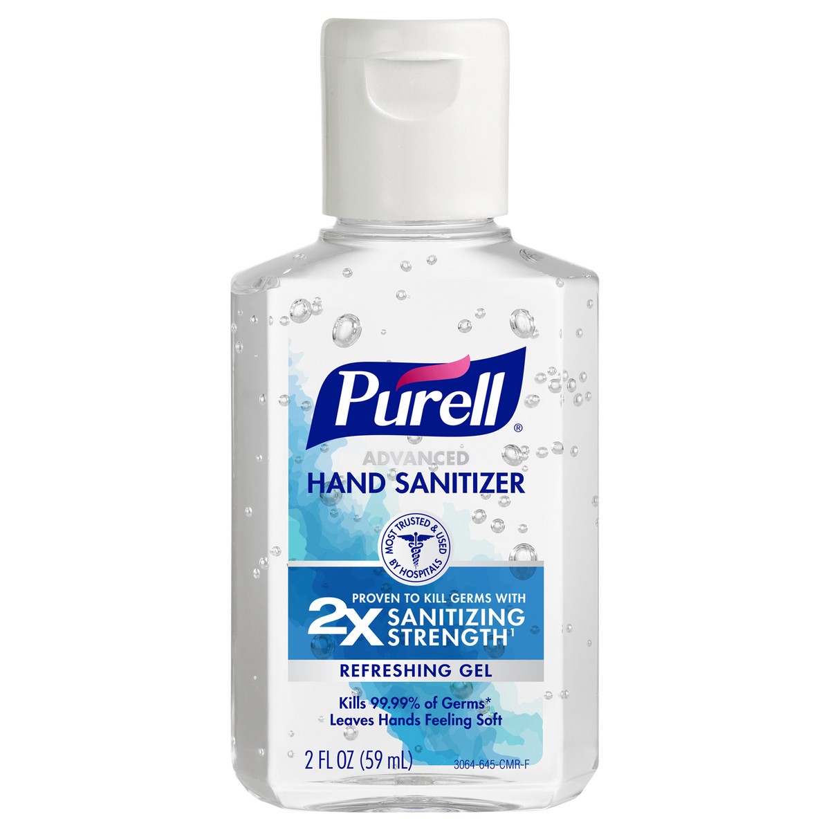 slide 1 of 10, PURELL Advanced Hand Sanitizer Refreshing Gel, 2 fl oz Flip Cap Bottle, 2 oz