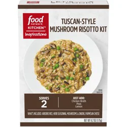 Food Network Kitchen Inspirations Tuscan-Style Mushroom Risotto Meal Kit