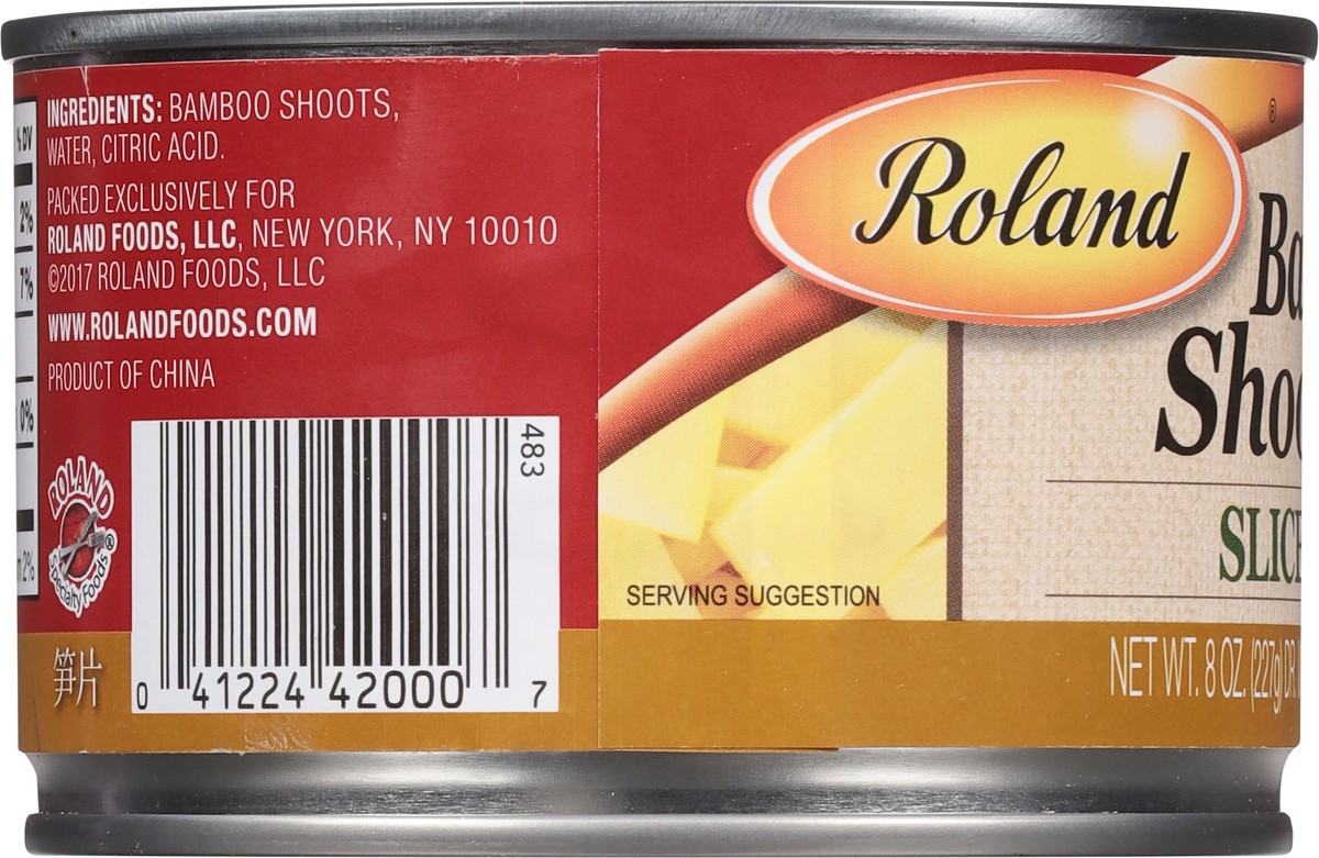 slide 5 of 11, Roland Sliced Bamboo Shoots, 8 oz