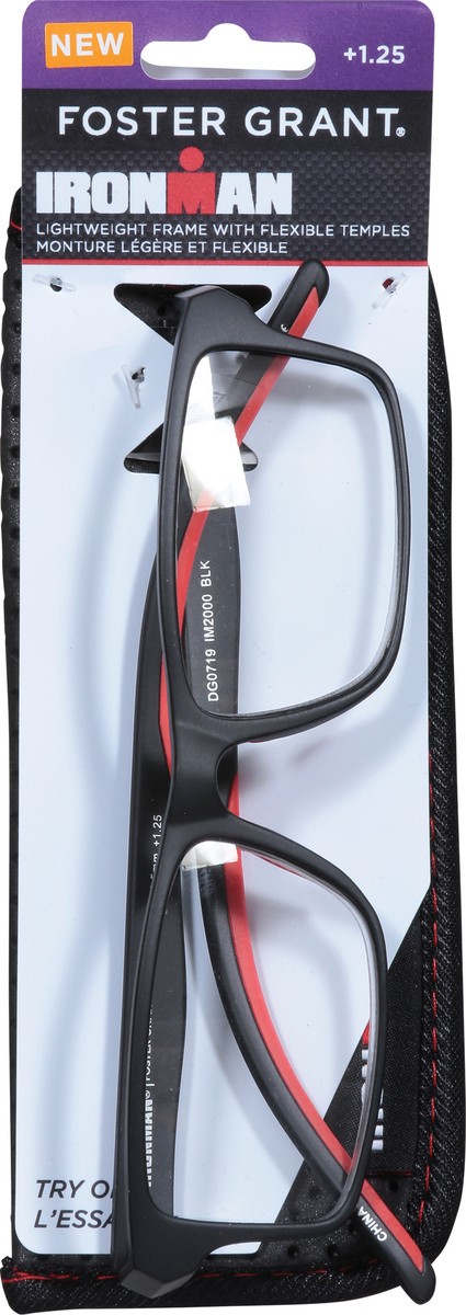 slide 6 of 11, Foster Grant IronMan +1.25 Reading Glasses 1 ea, 1 ct