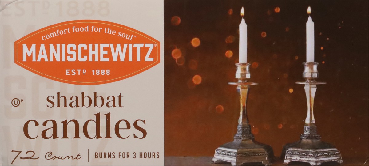 slide 3 of 9, Manischewitz Shabbat Candles 72 ea, 72 ct