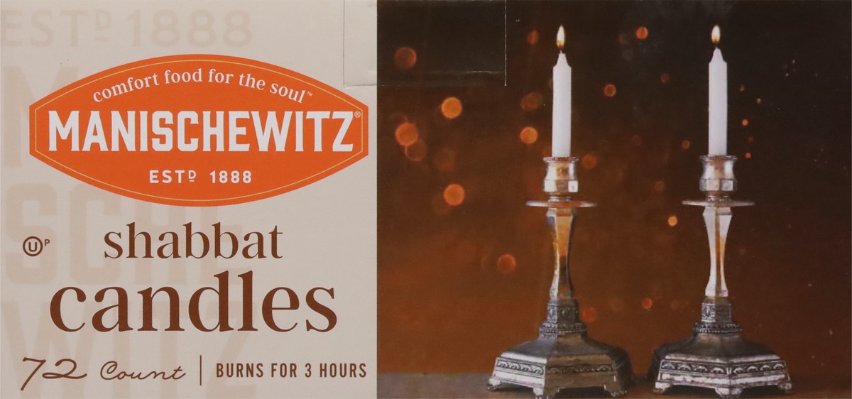 slide 9 of 9, Manischewitz Shabbat Candles 72 ea, 72 ct