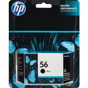 slide 1 of 1, Hp Inkjet Print Cartridge, Black 56, 1 ct