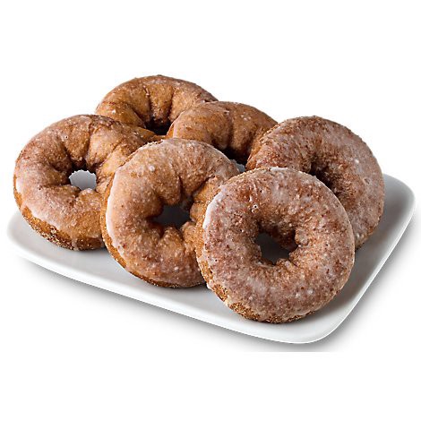 slide 1 of 1, Bakery Donuts Cake Pumpkin 6 Count - Each, 1 ct