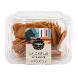 Soiree Pita Chips Garlic Sea Salt - 6 oz