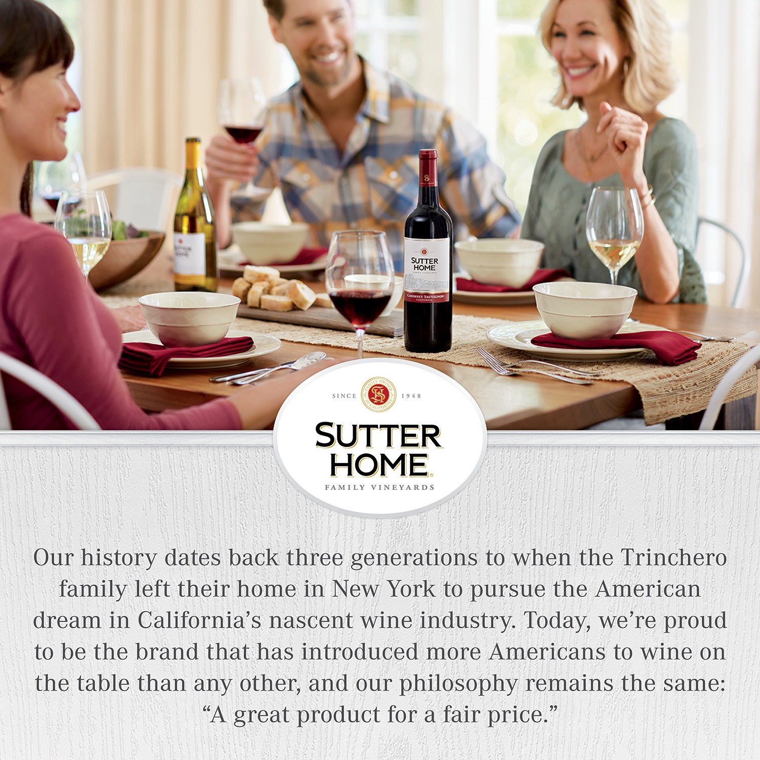 slide 3 of 5, Sutter Home White Merlot, 750 ml