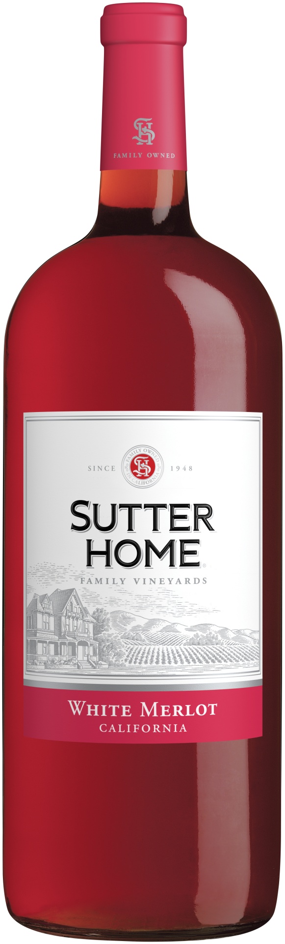 slide 1 of 1, Sutter Home White Merlot Wine, 750 ml
