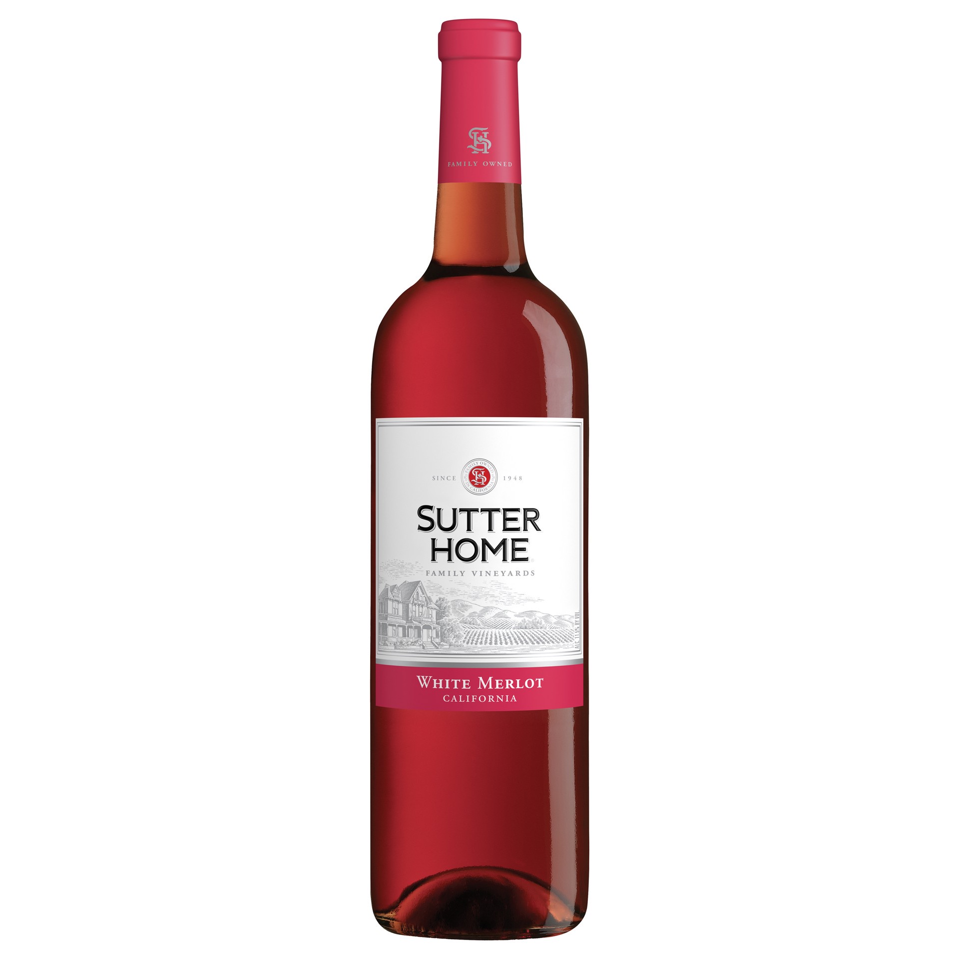 slide 1 of 5, Sutter Home White Merlot, 750 ml