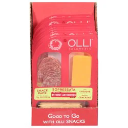 Olli Salumeria Sopressata/Cheddar/Crackers Snack Pack 2 oz